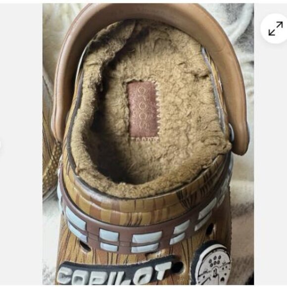 Crocs Kids Star Wars Chewbacca Classic Lined Clog Size C 6 - Picture 4 of 8